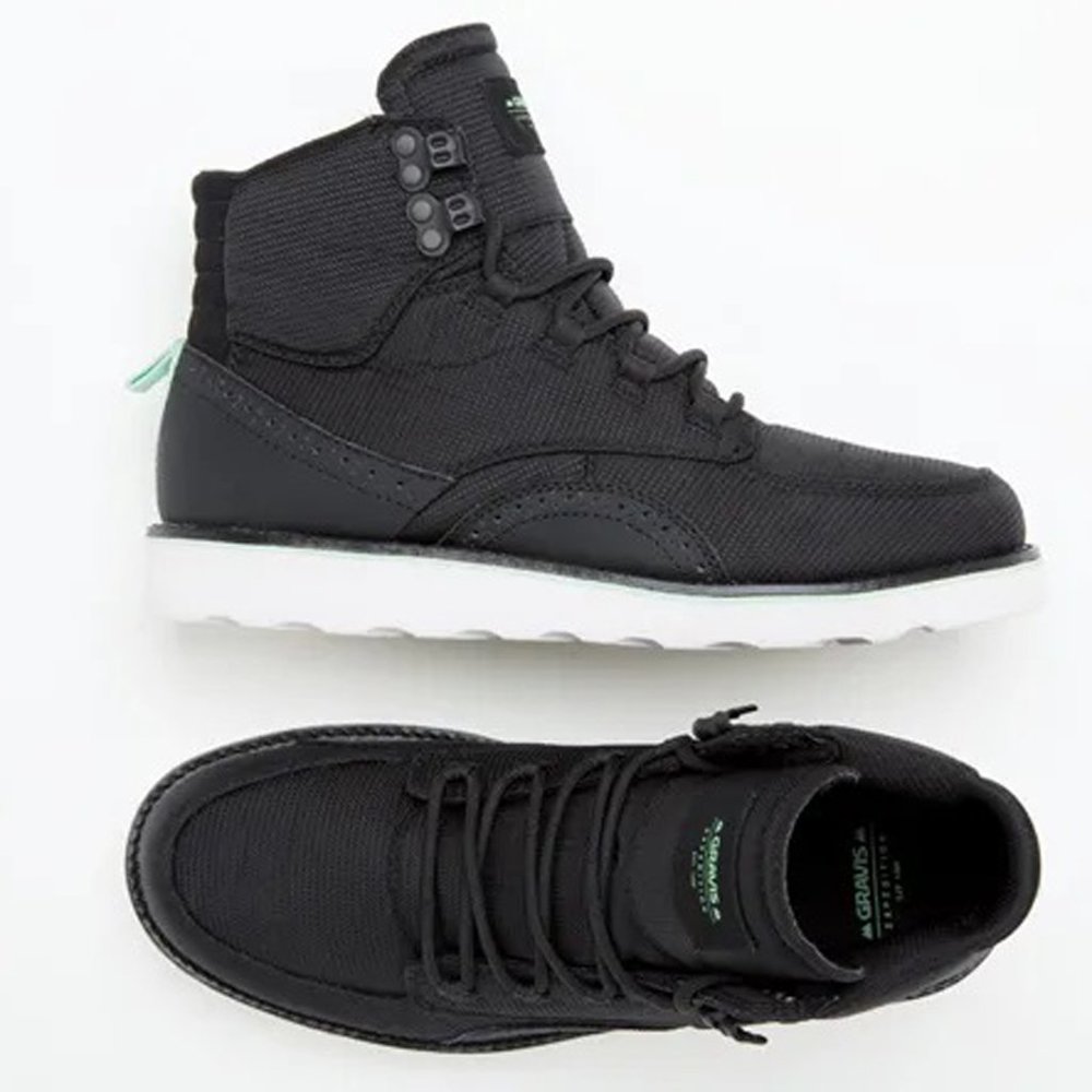 NEW $130 Burton Snowboards Gravis Cambridge Exp Shoes!  Black Lightweight